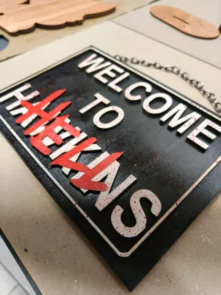 Targa da muro Stranger Things