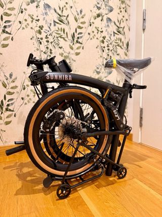 Bicicleta Plegable SUNHIRA Negra