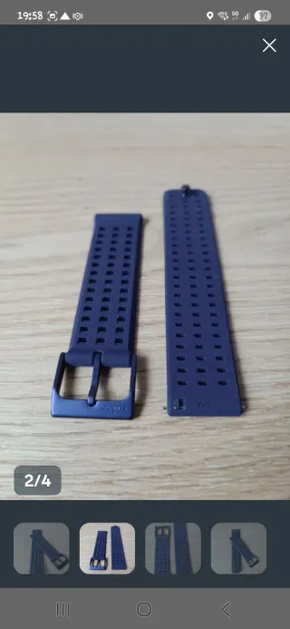 Correa de reloj Suunto morada