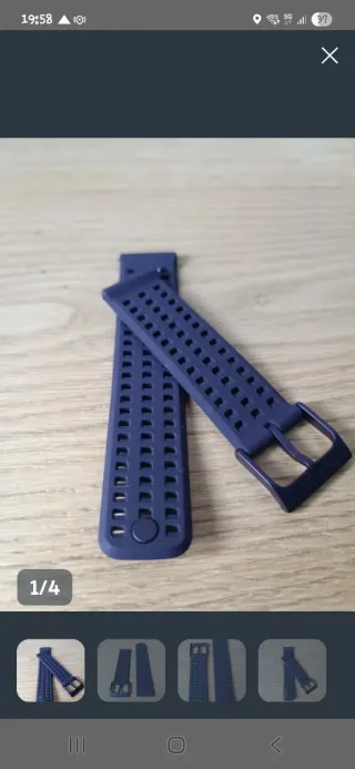 Correa de reloj Suunto morada