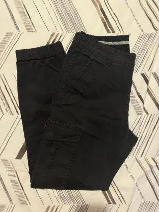 Calças Cargo Tommy Jeans Pretas