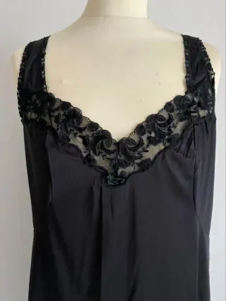 Sottoveste Vintage nero tg 3  Magia Lingerie
