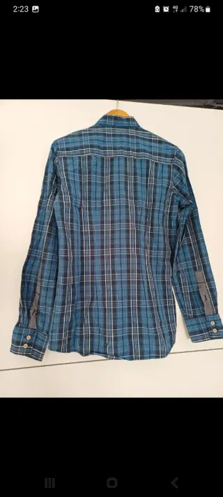 Camisa cuadros urban heritage Talla S