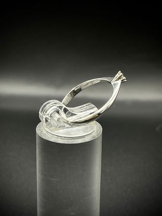 ANILLO ORO BLANCO 18K 1,76gr T15 con diamante