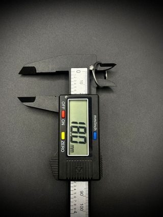 ANILLO ORO BLANCO 18K 1,76gr T15 con diamante