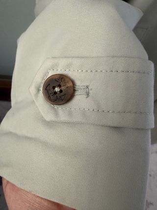 Gabardine Caroll Bege Tamanho L