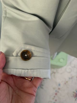 Gabardine Caroll Bege Tamanho L