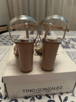 Sandalias Tino Gonzales Piel Fina Elegantes