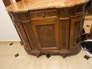 Mueble de entrada con espejo
