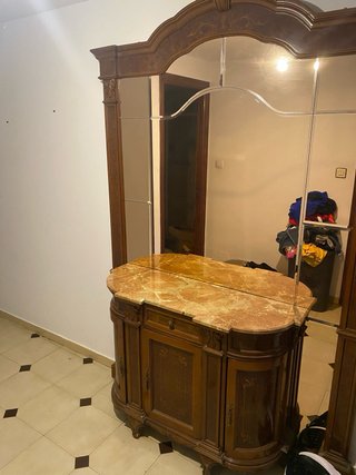 Mueble de entrada con espejo