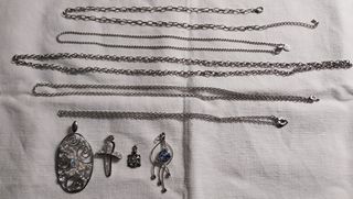 5 Catenine e 4 Ciondoli Bigiotteria