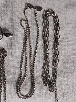 5 Catenine e 4 Ciondoli Bigiotteria