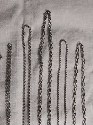 5 Catenine e 4 Ciondoli Bigiotteria