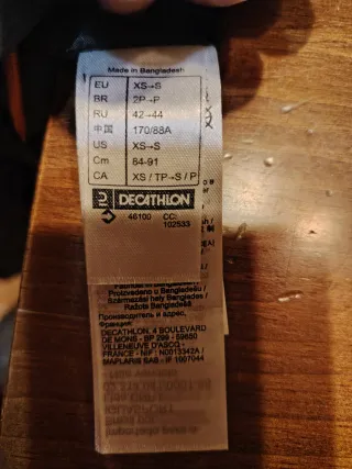 Chubasquero Quechua Talla XS