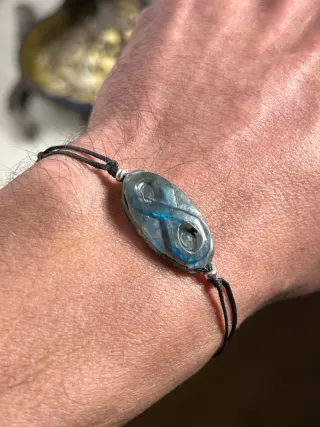 Bracciale Infinito in Labradorite