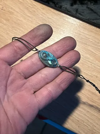 Bracciale Infinito in Labradorite