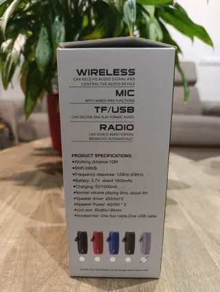 Altavoz Inalámbrico TG-287