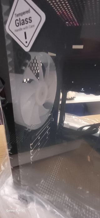 Mars Gaming MC-3TLITE Caja PC Negra RGB