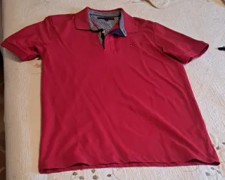 Polo Tommy Hilfiger Rojo Talla L