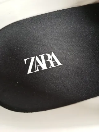 Zapatillas Zara Hombre Blancas y Beige