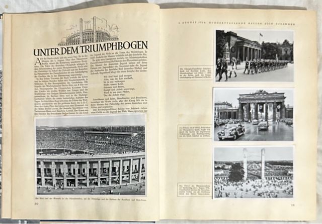 Olimpiadas de Berlín 1936. Lote. Leni Riefenstahl.