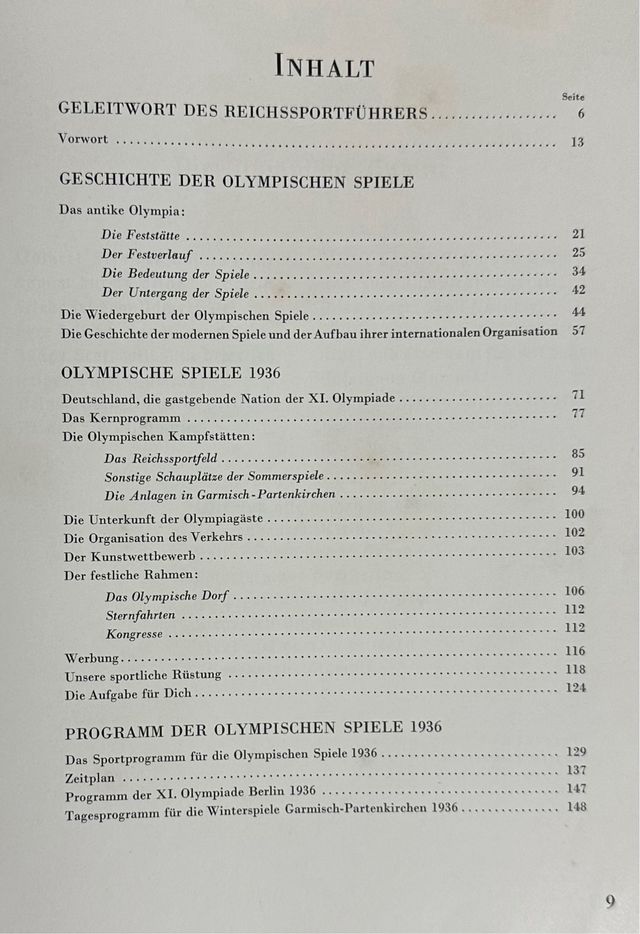 Olimpiadas de Berlín 1936. Lote. Leni Riefenstahl.