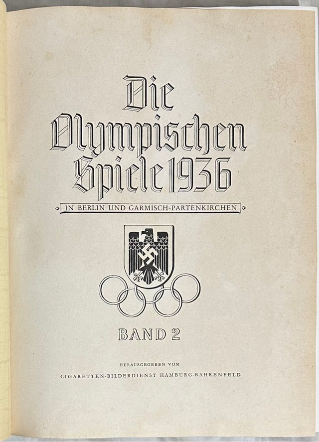 Olimpiadas de Berlín 1936. Lote. Leni Riefenstahl.