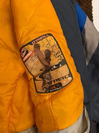 Chaqueta O'Neill esquí gris y azul