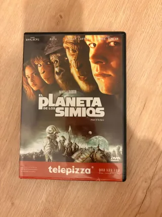 DVD El Planeta de los Simios (Tim Burton)