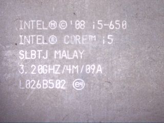 Procesador Intel Core i5-650 3.2 GHz Dual Core