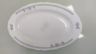 Bandeja porcelana Harmony azul y blanco