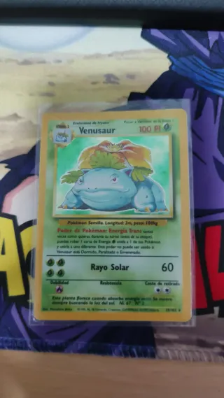Carta Pokémon Venusaur holo español