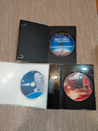 Lote 3 DVDs Documentales: Universo, Oceanográfico