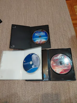 Lote 3 DVDs Documentales: Universo, Oceanográfico