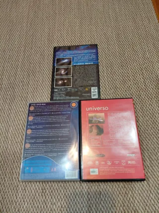 Lote 3 DVDs Documentales: Universo, Oceanográfico