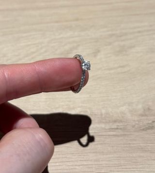 Anillo Oro 18K Swarovski Diamante 0.7ct