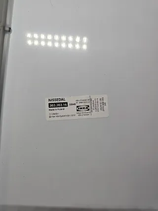 Espejo IKEA NISSEDAL Blanco 40x150