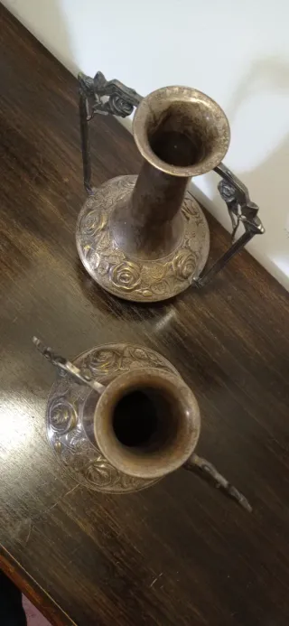 Coppia vasi Art Nouveau Kayserzinn