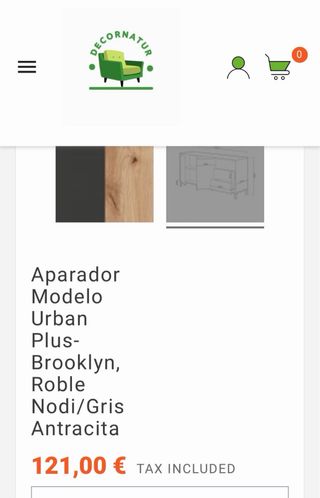 Aparador nuevo embalado Forés Brooklyn