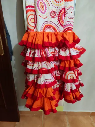 Traje Flamenca Hecho a Mano Talla XXS