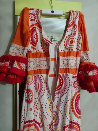 Traje Flamenca Hecho a Mano Talla XXS