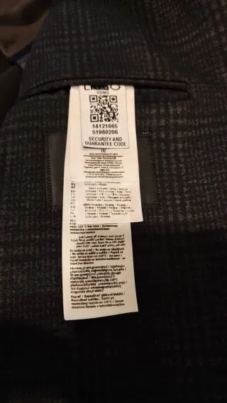 Giacca uomo a quadri grigia