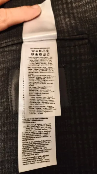 Giacca uomo a quadri grigia