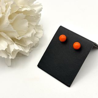 Pendientes de oro 18kt con coral