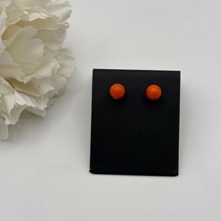 Pendientes de oro 18kt con coral