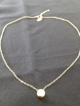 Collana donna color oro con ciondolo