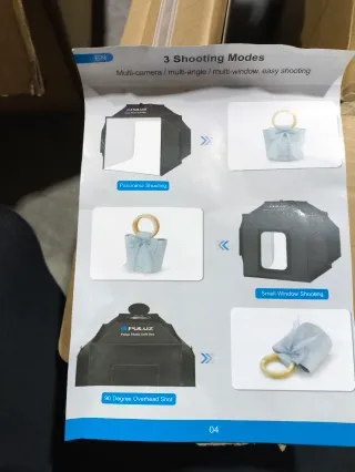 Caja de Luz Fotografía LED 40cm PULUZ