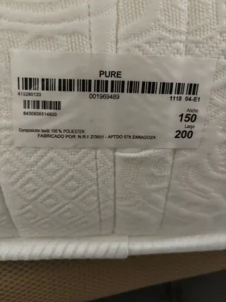 Pack Colchón + Sommier Relax 150x200