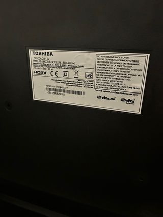 Televisor Toshiba Negro