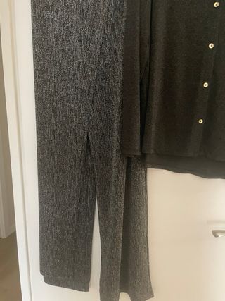 Conjunto brillo pantalón y camisa